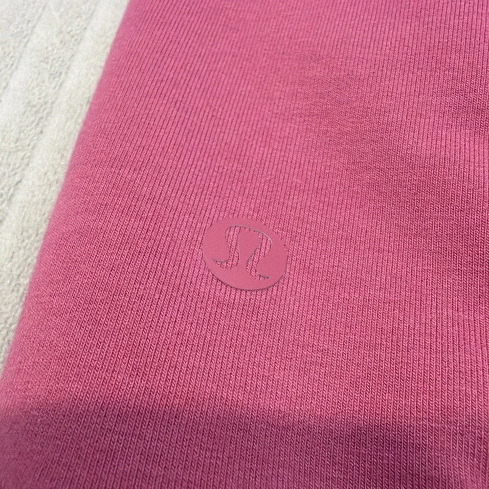 Lululemon City Sweat Pink Blossom LM3AUPS Hoodie Sweatshirt Athleisure Men Med